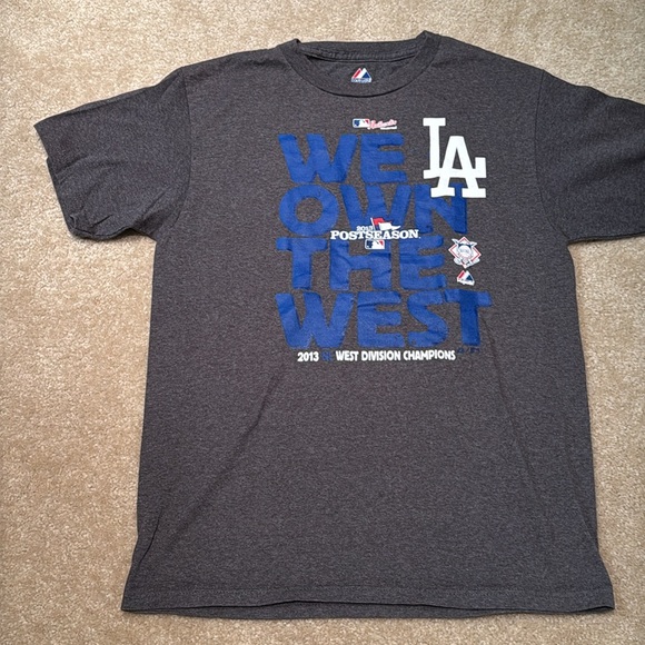 Dodgers Postseason West Division Champions Shirt - Picture 3 of 8